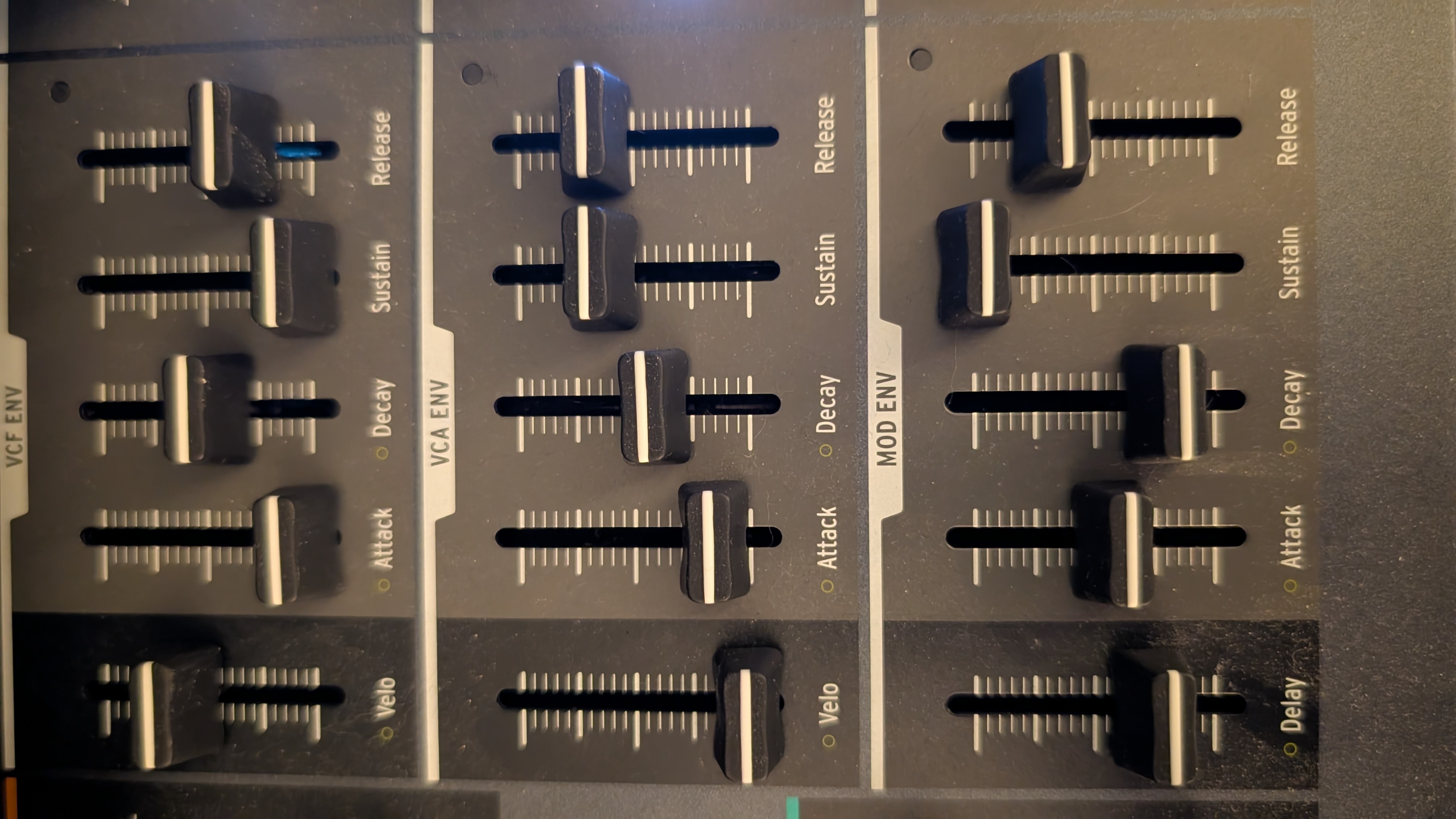 Synthesizer controls